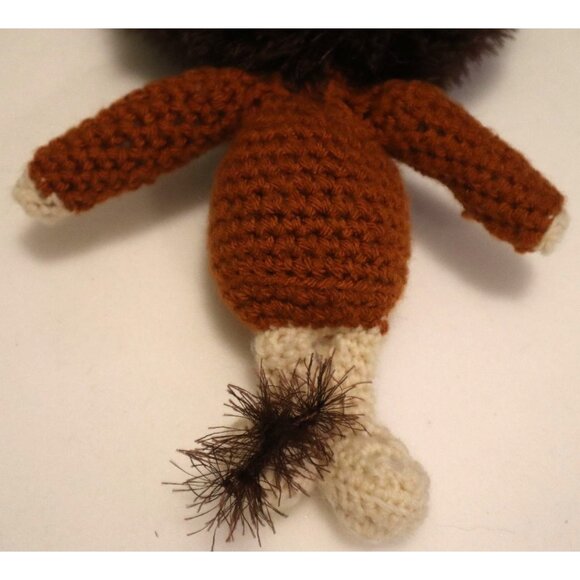 Crochet Kiwi Bird Plush Handmade Amigurumi Brown Stuffed Animal Gift Kawaii - Picture 4 of 4